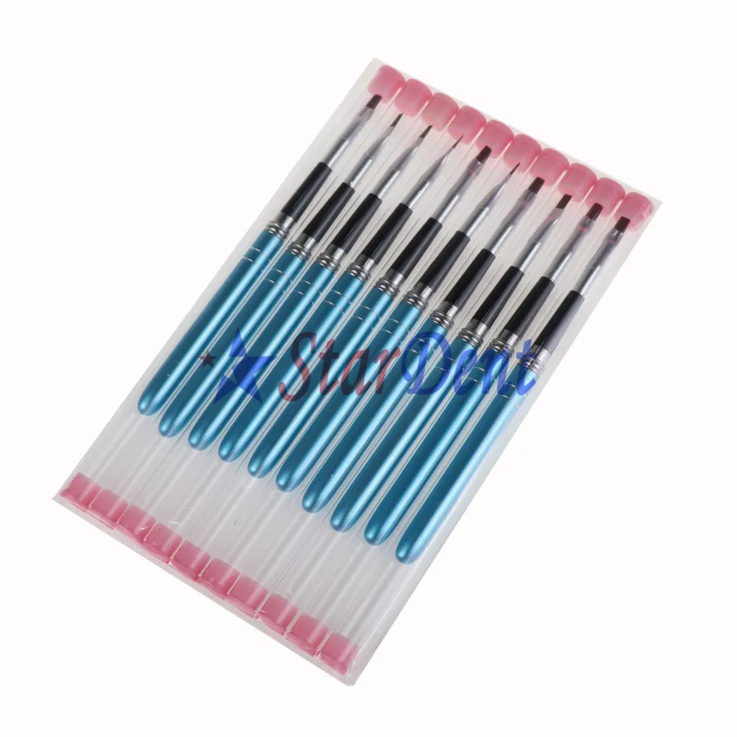 Dental Colorful Brush Dental Resin Repair Pen Dental Glazed Porcelain Pen Dental Stool