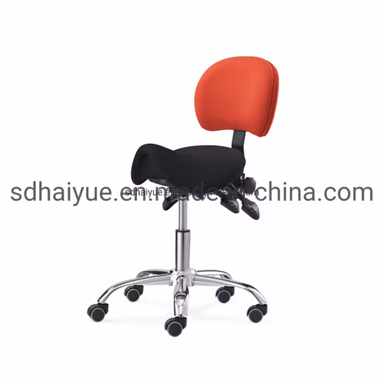 Наклоняемое сиденье, регулируемая по высоте, эргономичное седельное сиденье, вращающийся стоматологический стул с регулируемой спинкой